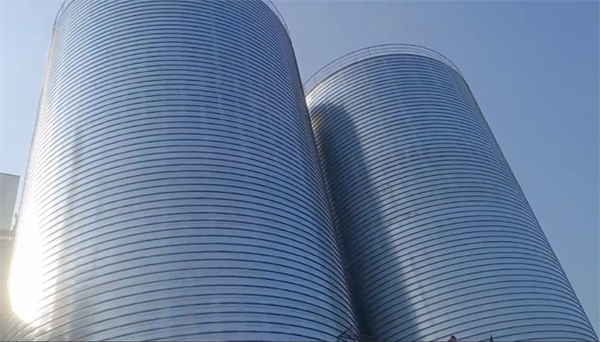 杭州2座混凝土高架卷板仓